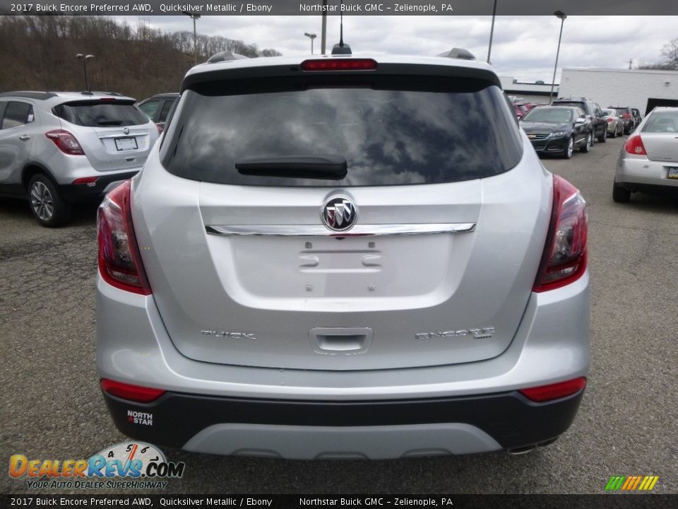 2017 Buick Encore Preferred AWD Quicksilver Metallic / Ebony Photo #6