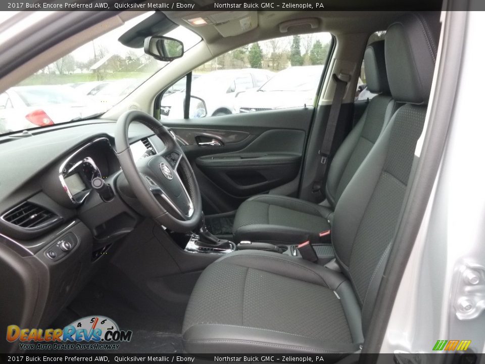 2017 Buick Encore Preferred AWD Quicksilver Metallic / Ebony Photo #11