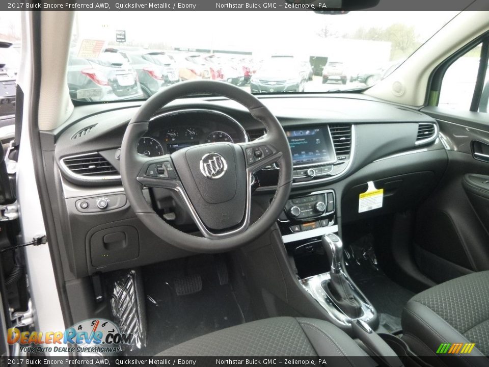 2017 Buick Encore Preferred AWD Quicksilver Metallic / Ebony Photo #13