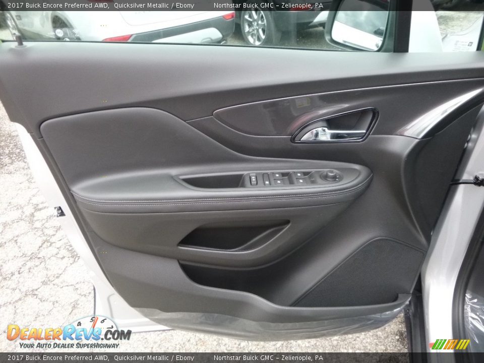 2017 Buick Encore Preferred AWD Quicksilver Metallic / Ebony Photo #14
