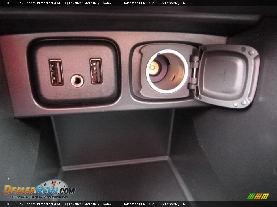 2017 Buick Encore Preferred AWD Quicksilver Metallic / Ebony Photo #19