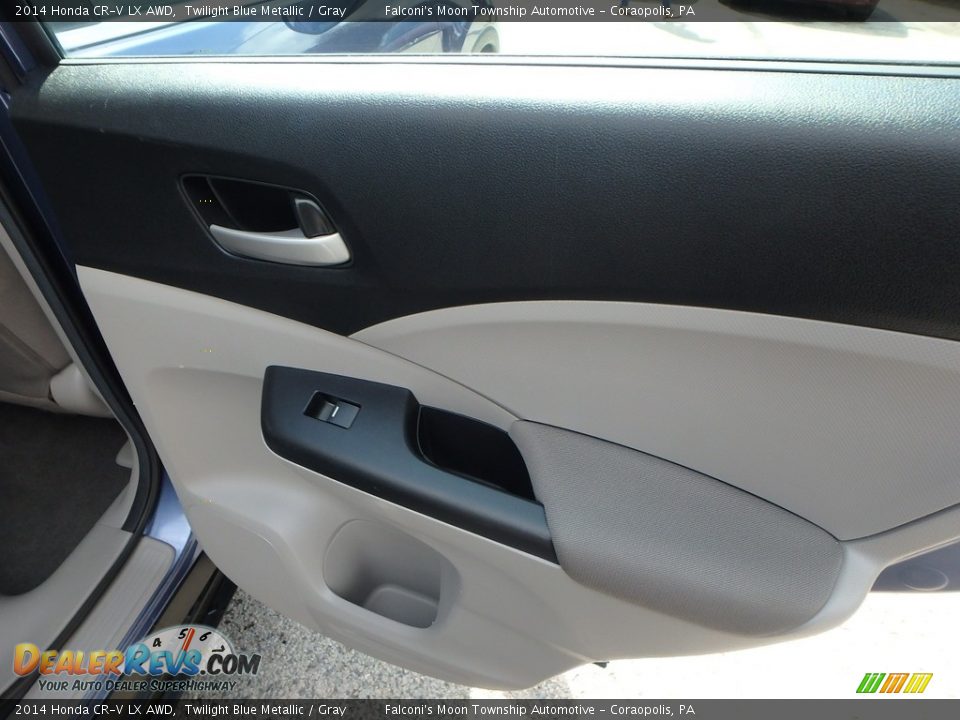 2014 Honda CR-V LX AWD Twilight Blue Metallic / Gray Photo #15