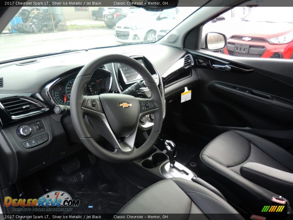 Jet Black Interior - 2017 Chevrolet Spark LT Photo #7
