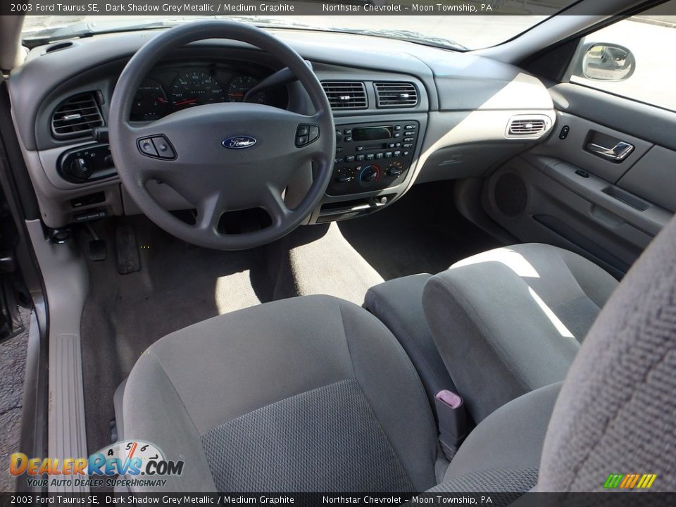 2003 Ford Taurus SE Dark Shadow Grey Metallic / Medium Graphite Photo #10