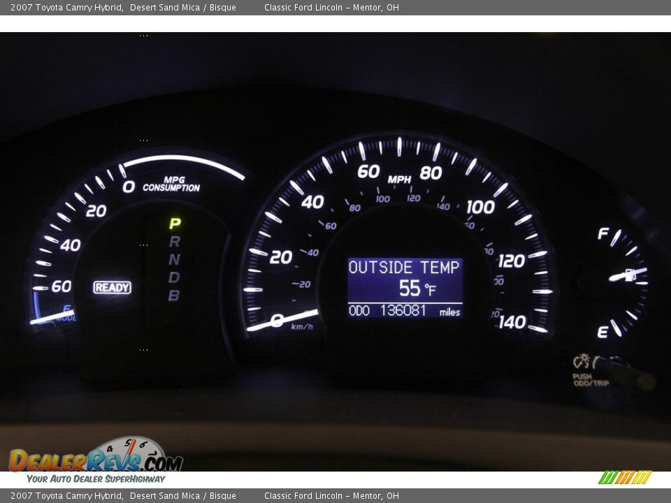 2007 Toyota Camry Hybrid Desert Sand Mica / Bisque Photo #11