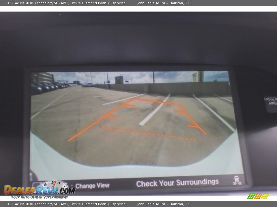 2017 Acura MDX Technology SH-AWD White Diamond Pearl / Espresso Photo #35