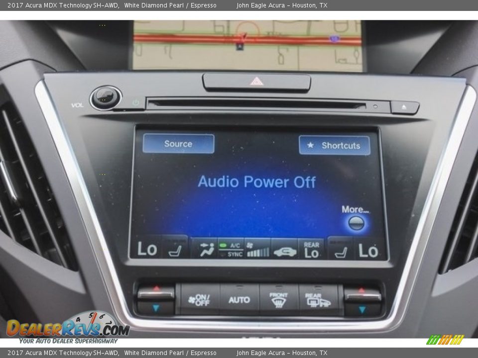 2017 Acura MDX Technology SH-AWD White Diamond Pearl / Espresso Photo #36