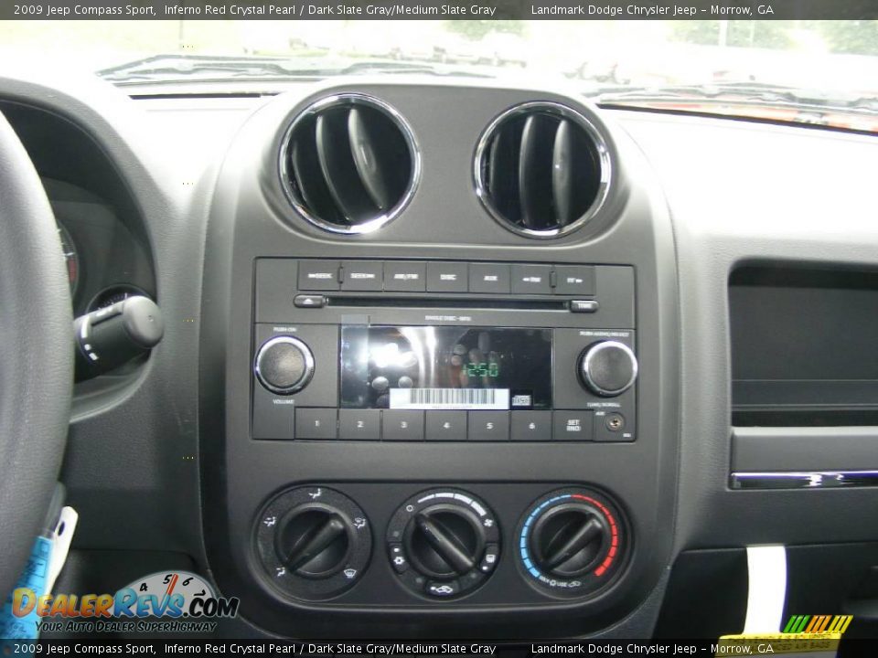 2009 Jeep Compass Sport Inferno Red Crystal Pearl / Dark Slate Gray/Medium Slate Gray Photo #10