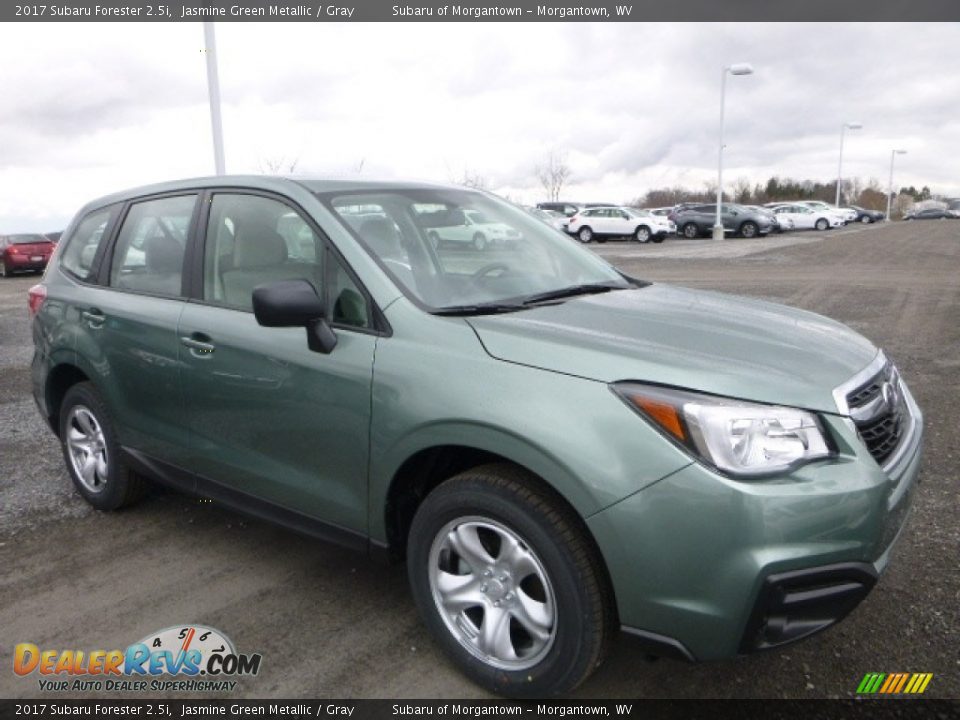 Jasmine Green Metallic 2017 Subaru Forester 2.5i Photo #1