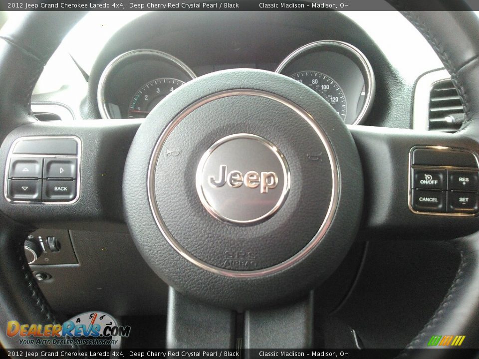 2012 Jeep Grand Cherokee Laredo 4x4 Deep Cherry Red Crystal Pearl / Black Photo #10