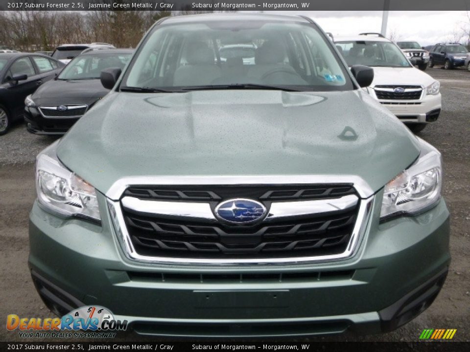 2017 Subaru Forester 2.5i Jasmine Green Metallic / Gray Photo #12