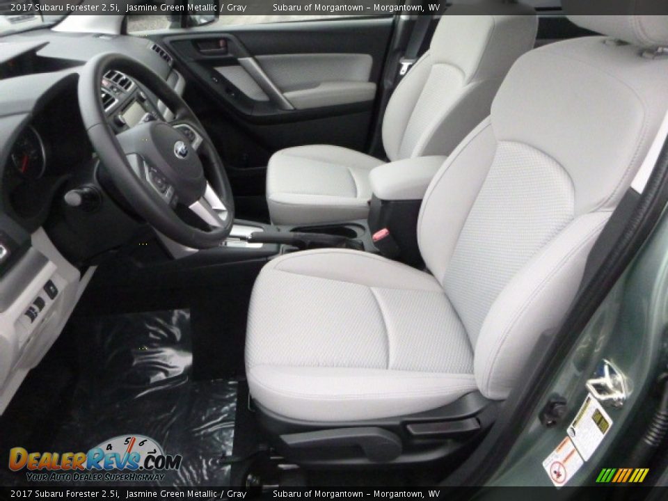 2017 Subaru Forester 2.5i Jasmine Green Metallic / Gray Photo #13