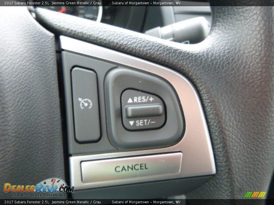 2017 Subaru Forester 2.5i Jasmine Green Metallic / Gray Photo #18