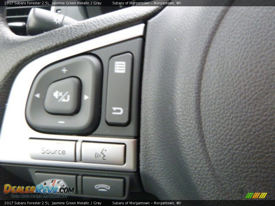 2017 Subaru Forester 2.5i Jasmine Green Metallic / Gray Photo #19