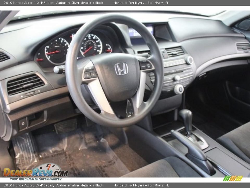 2010 Honda Accord LX-P Sedan Alabaster Silver Metallic / Black Photo #11