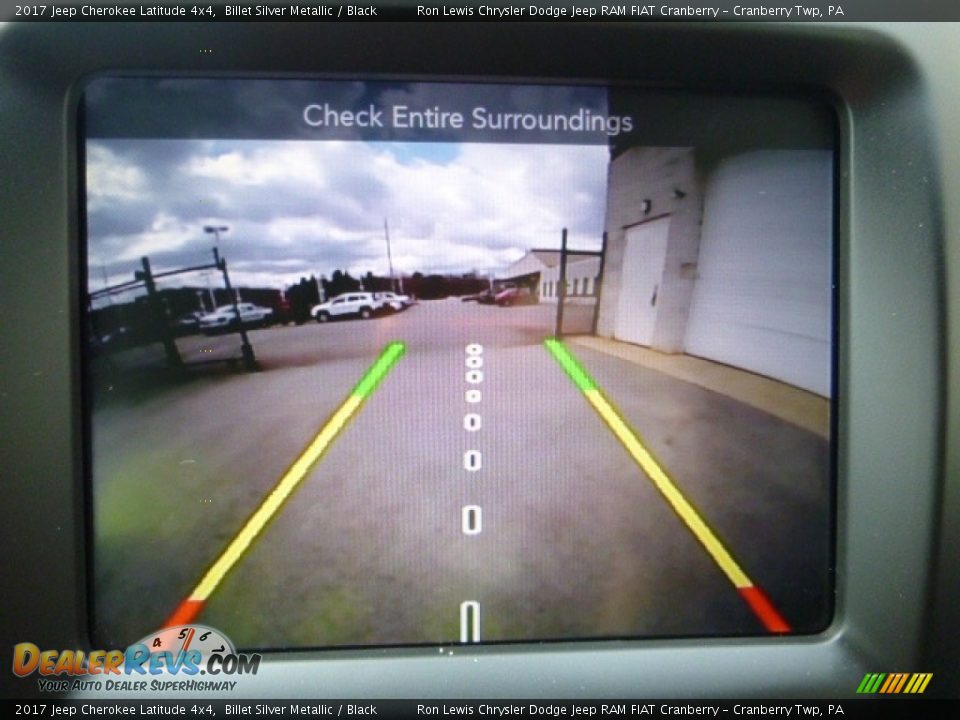 2017 Jeep Cherokee Latitude 4x4 Billet Silver Metallic / Black Photo #18