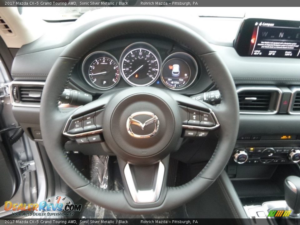 2017 Mazda CX-5 Grand Touring AWD Steering Wheel Photo #12