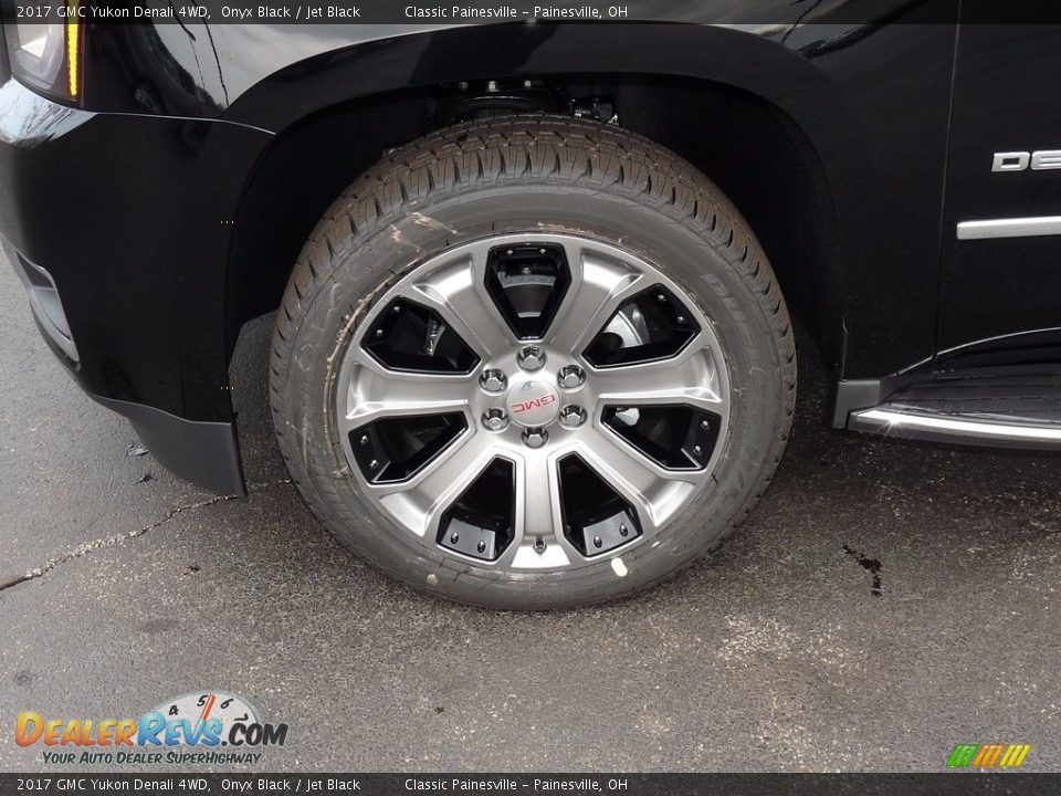 2017 GMC Yukon Denali 4WD Onyx Black / Jet Black Photo #5