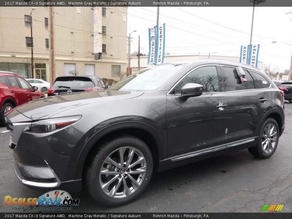 Front 3/4 View of 2017 Mazda CX-9 Signature AWD Photo #4