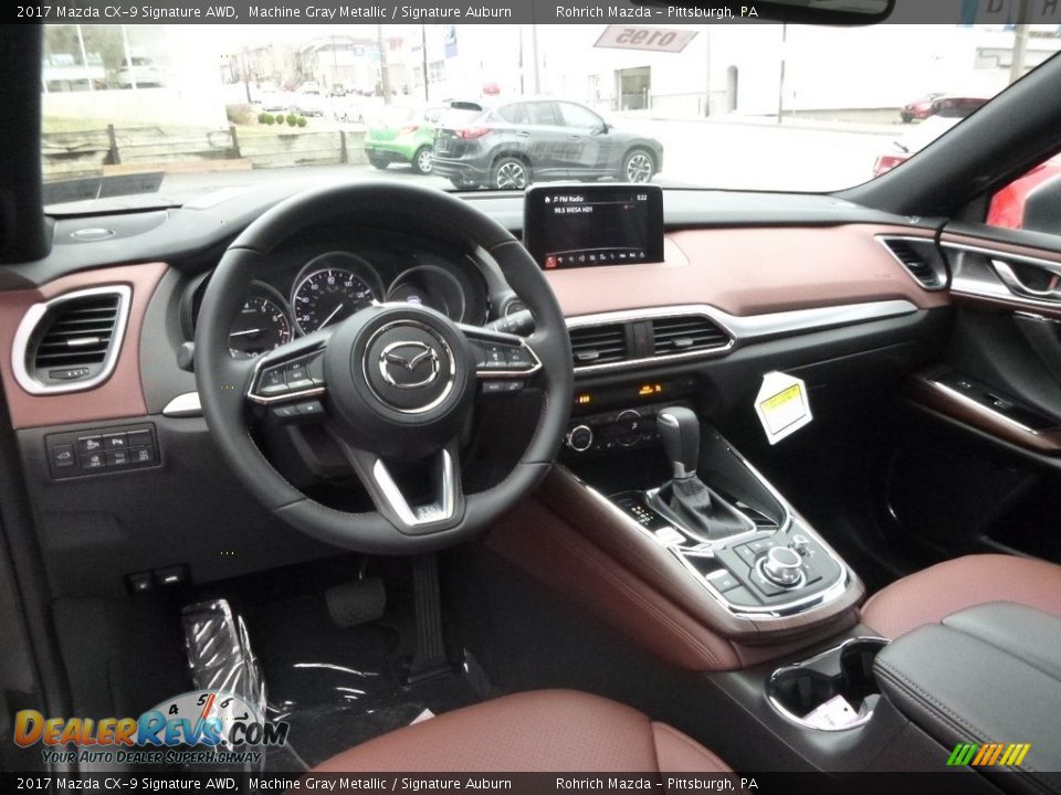 Signature Auburn Interior - 2017 Mazda CX-9 Signature AWD Photo #8