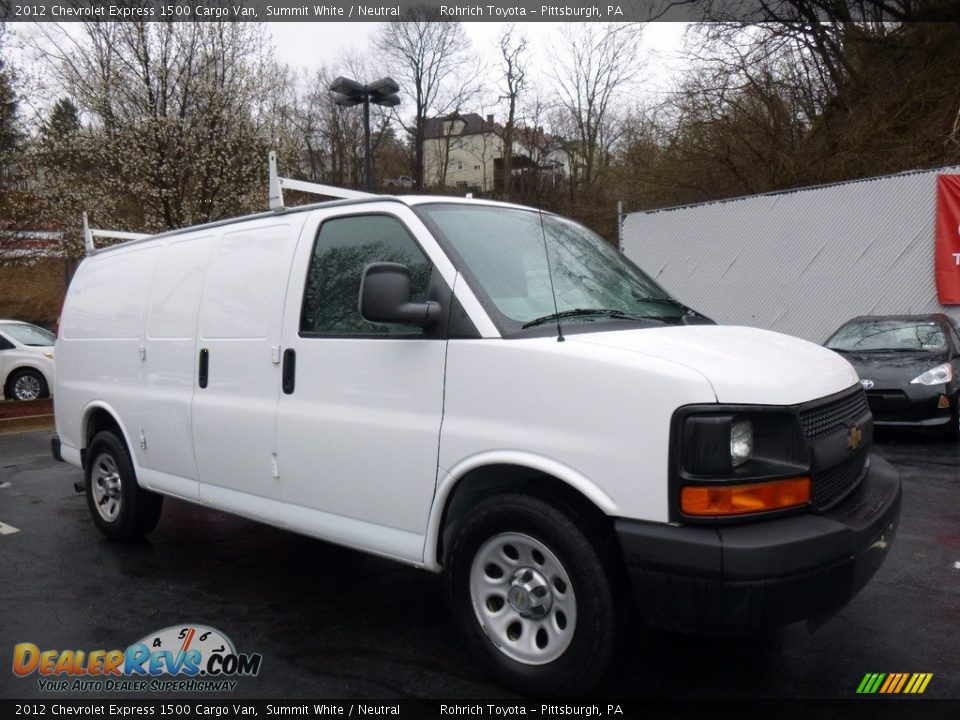 2012 Chevrolet Express 1500 Cargo Van Summit White / Neutral Photo #1
