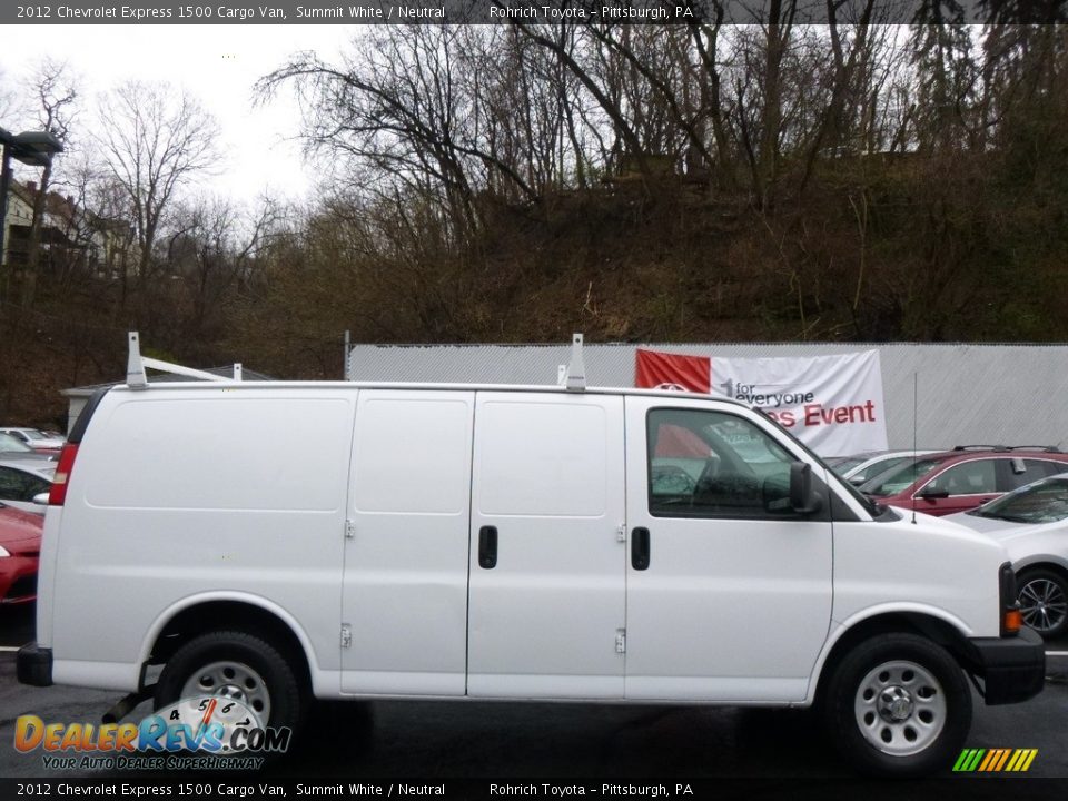 2012 Chevrolet Express 1500 Cargo Van Summit White / Neutral Photo #2
