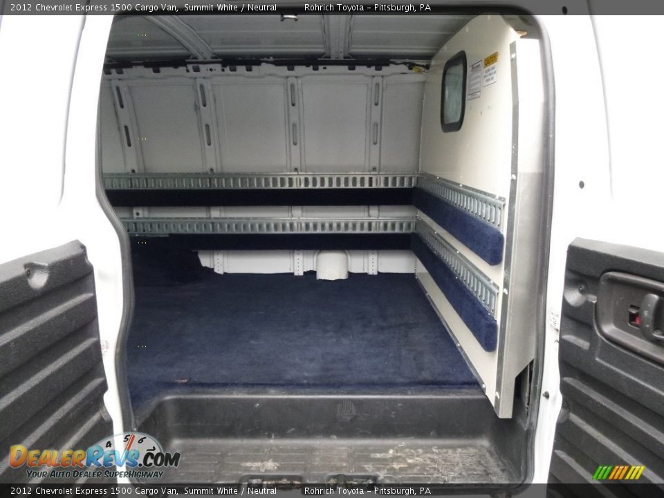 2012 Chevrolet Express 1500 Cargo Van Summit White / Neutral Photo #7