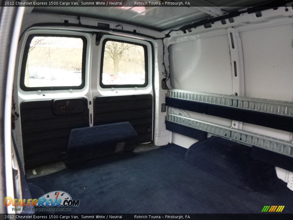 2012 Chevrolet Express 1500 Cargo Van Summit White / Neutral Photo #15