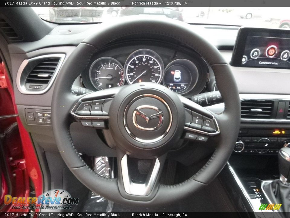 2017 Mazda CX-9 Grand Touring AWD Steering Wheel Photo #11