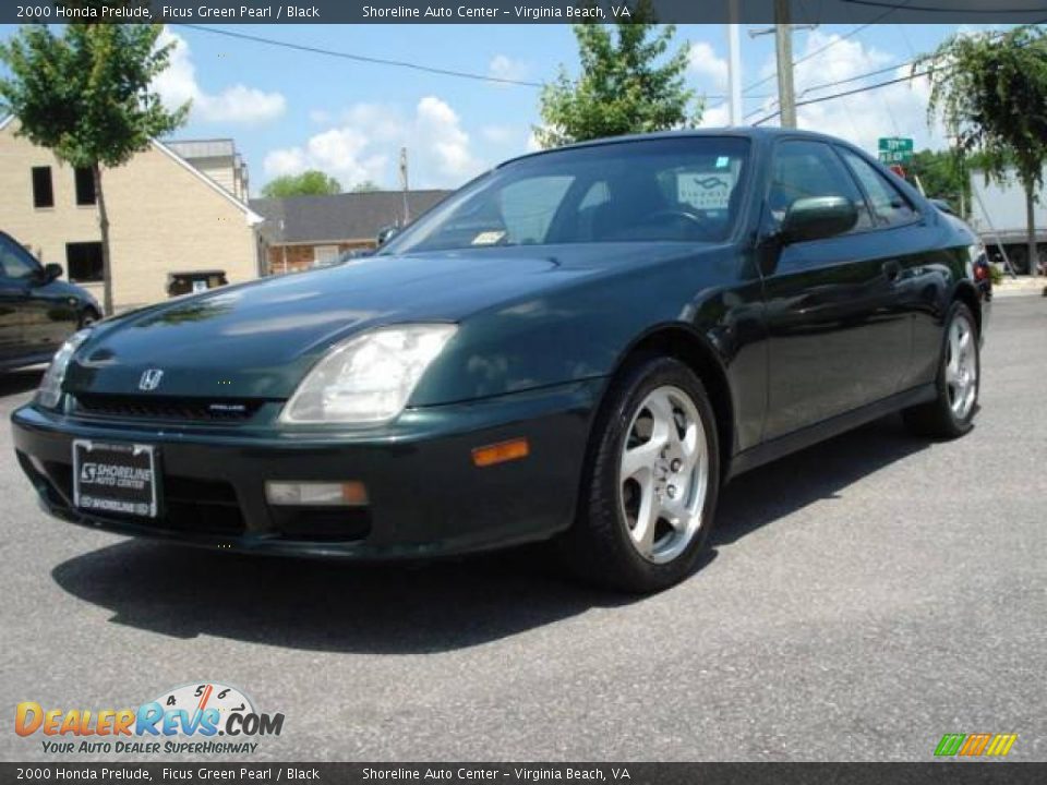 2000 Honda Prelude Ficus Green Pearl / Black Photo #1