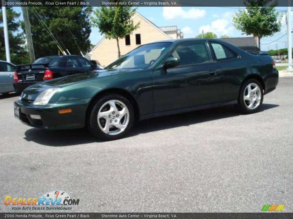 2000 Honda Prelude Ficus Green Pearl / Black Photo #2