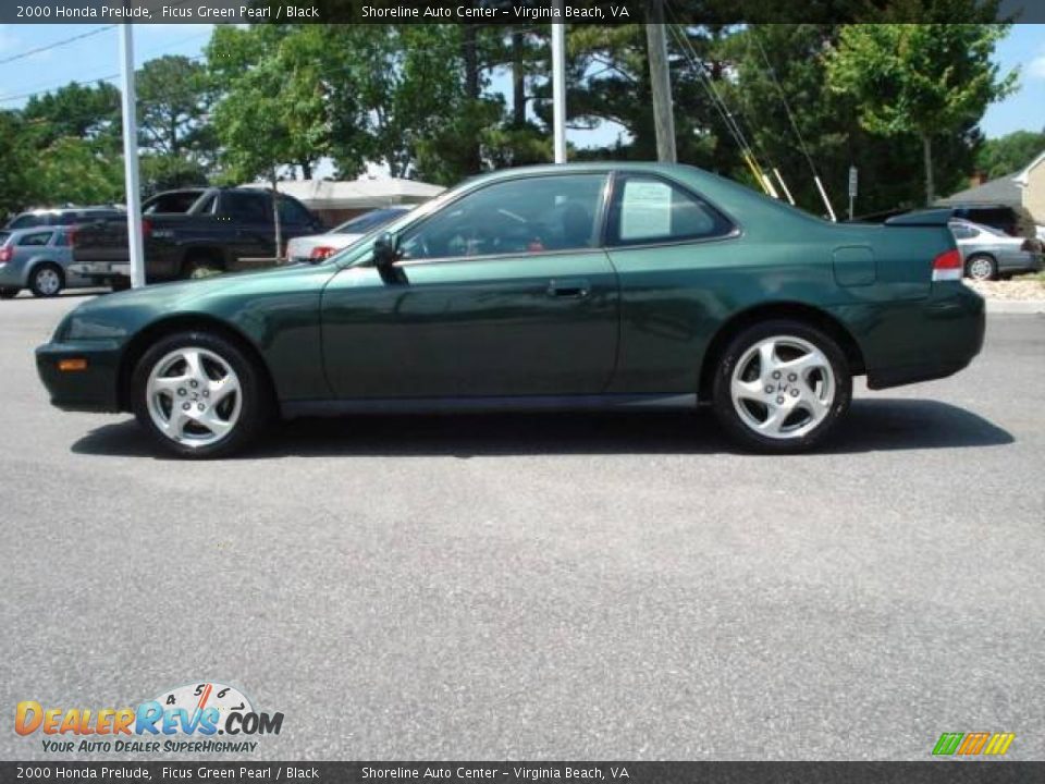 2000 Honda Prelude Ficus Green Pearl / Black Photo #3