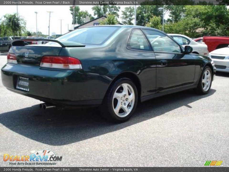 2000 Honda Prelude Ficus Green Pearl / Black Photo #5