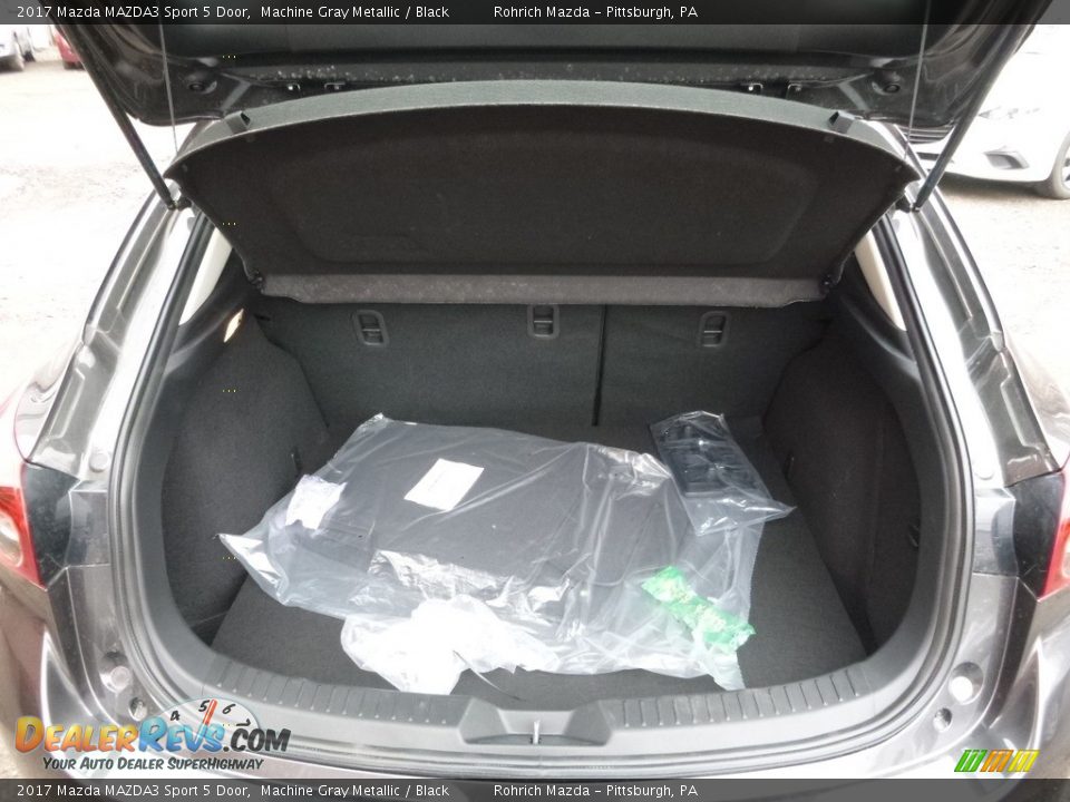 2017 Mazda MAZDA3 Sport 5 Door Machine Gray Metallic / Black Photo #6
