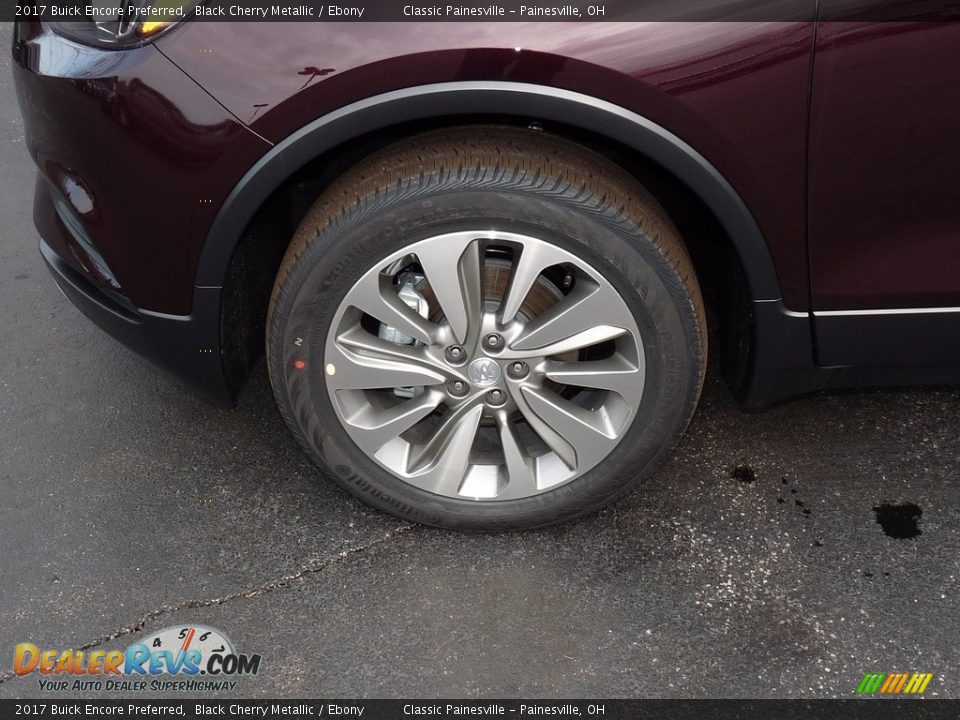 2017 Buick Encore Preferred Black Cherry Metallic / Ebony Photo #5
