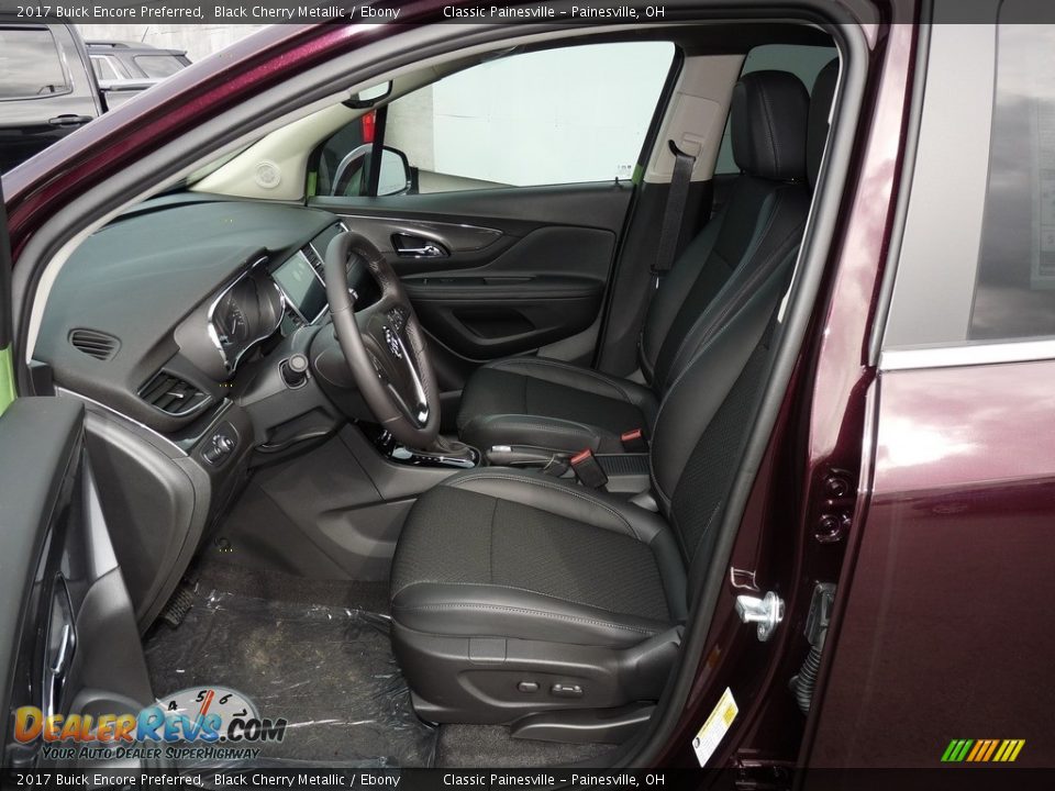 2017 Buick Encore Preferred Black Cherry Metallic / Ebony Photo #6