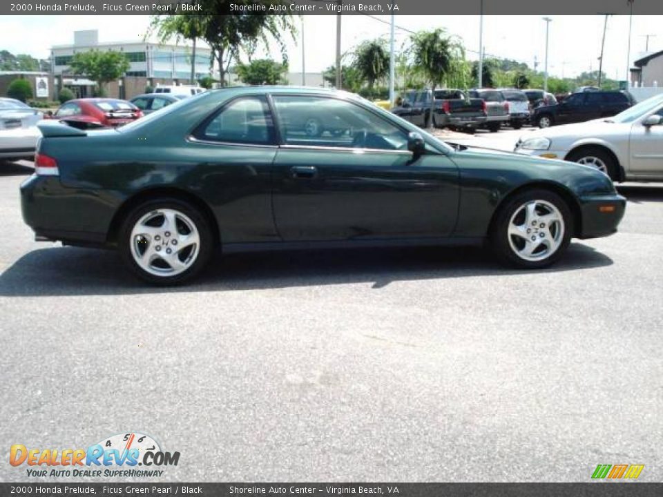 2000 Honda Prelude Ficus Green Pearl / Black Photo #6