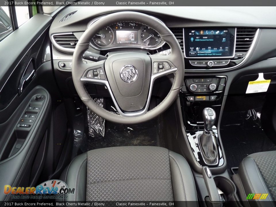 2017 Buick Encore Preferred Black Cherry Metallic / Ebony Photo #8