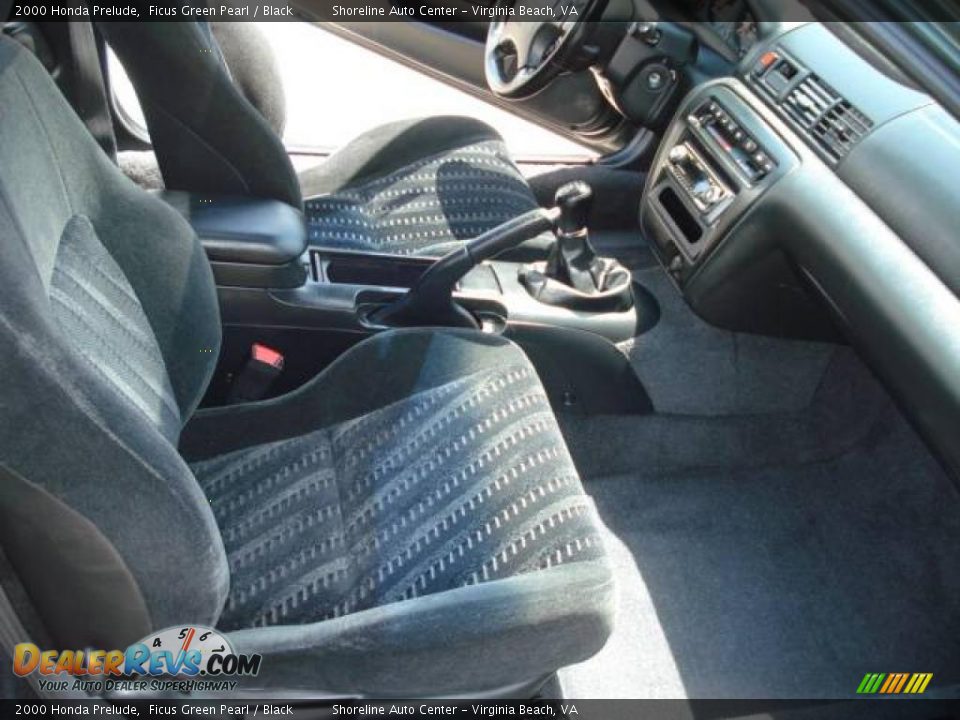 2000 Honda Prelude Ficus Green Pearl / Black Photo #13