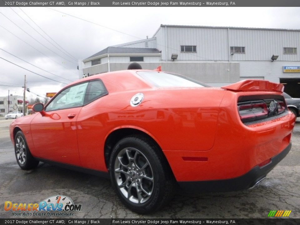 2017 Dodge Challenger GT AWD Go Mango / Black Photo #3