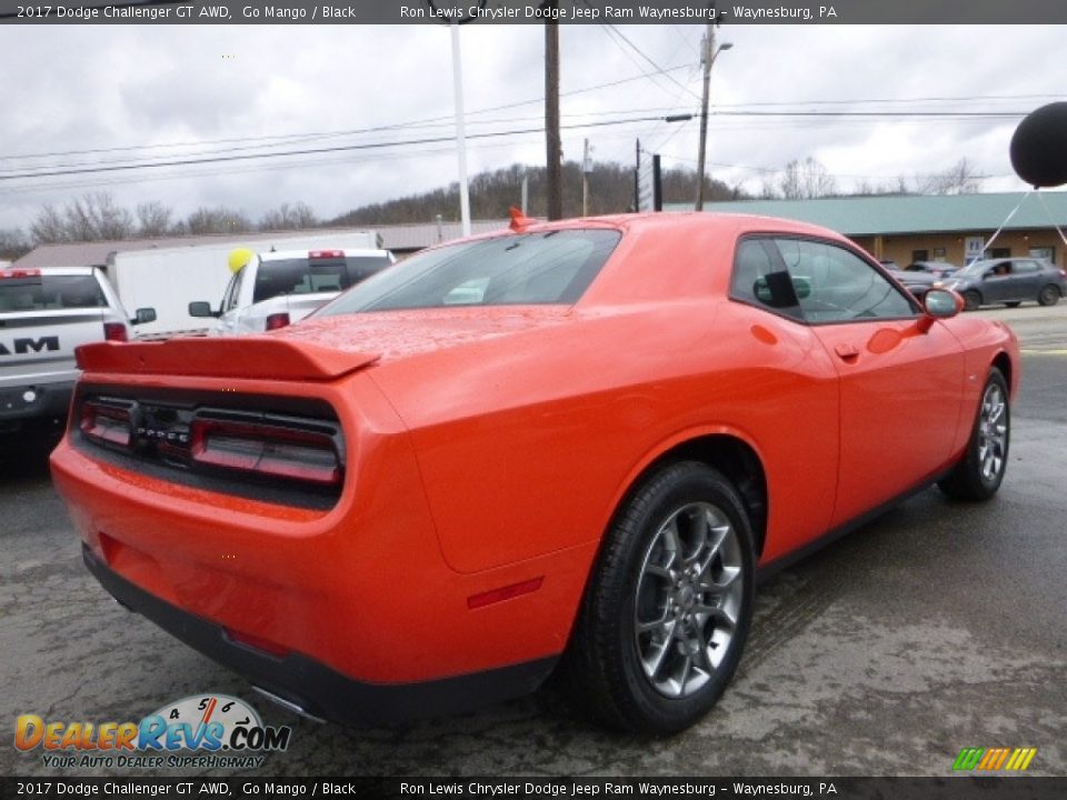 2017 Dodge Challenger GT AWD Go Mango / Black Photo #5