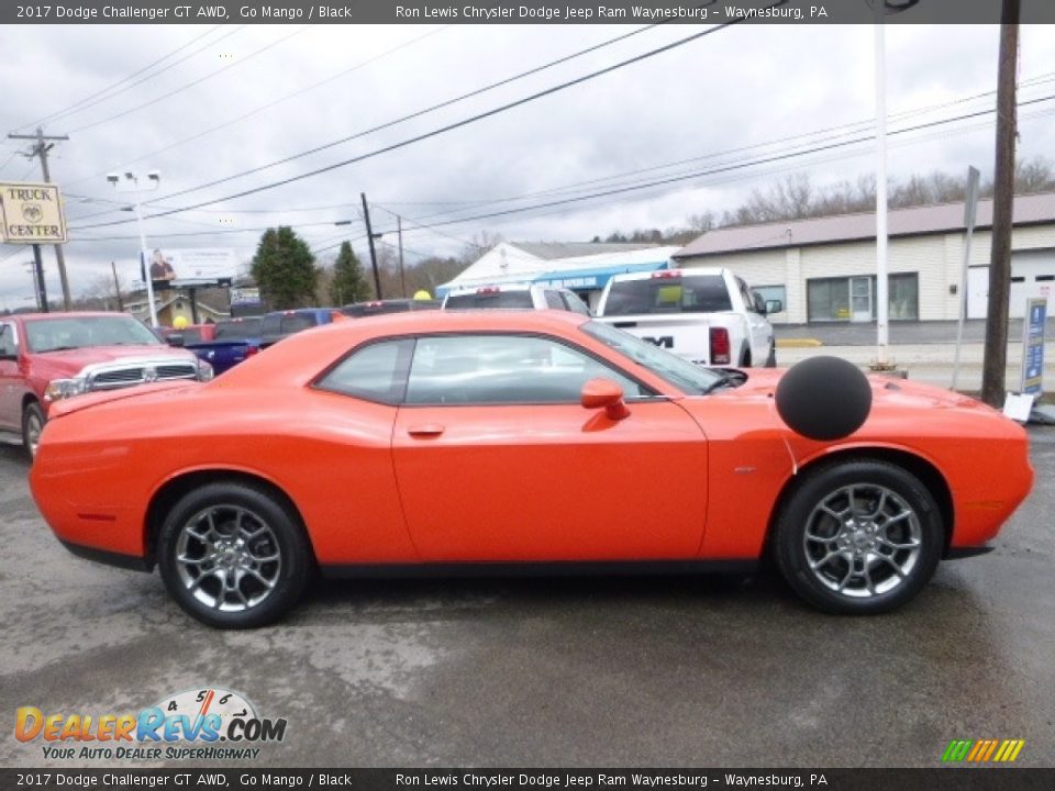 2017 Dodge Challenger GT AWD Go Mango / Black Photo #6