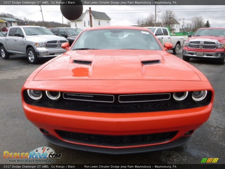 2017 Dodge Challenger GT AWD Go Mango / Black Photo #12