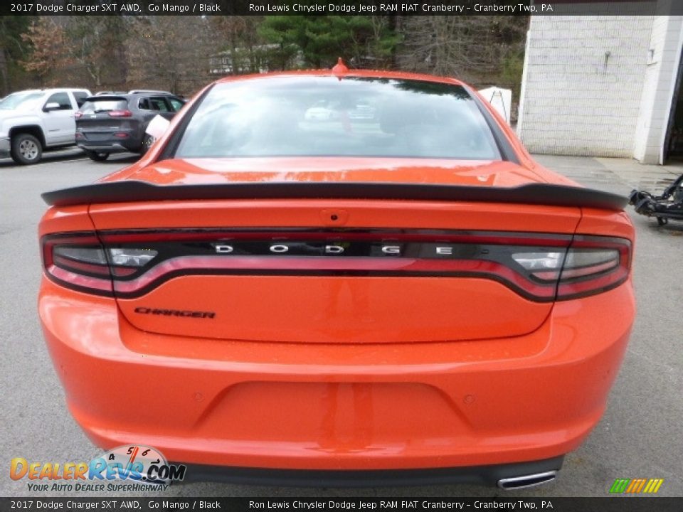 2017 Dodge Charger SXT AWD Go Mango / Black Photo #5