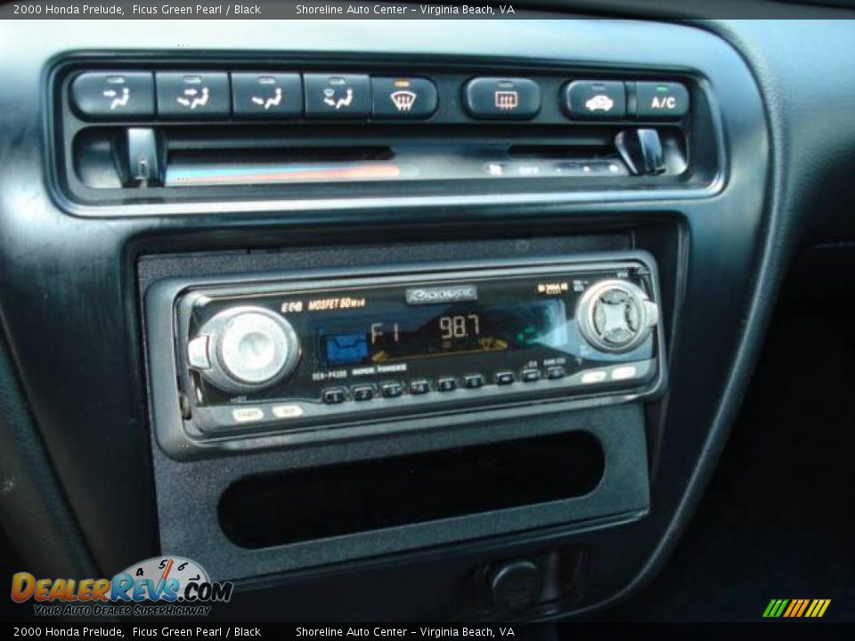 2000 Honda Prelude Ficus Green Pearl / Black Photo #17