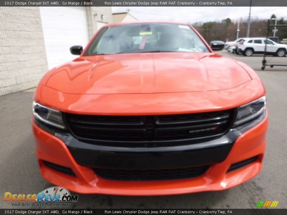 2017 Dodge Charger SXT AWD Go Mango / Black Photo #8