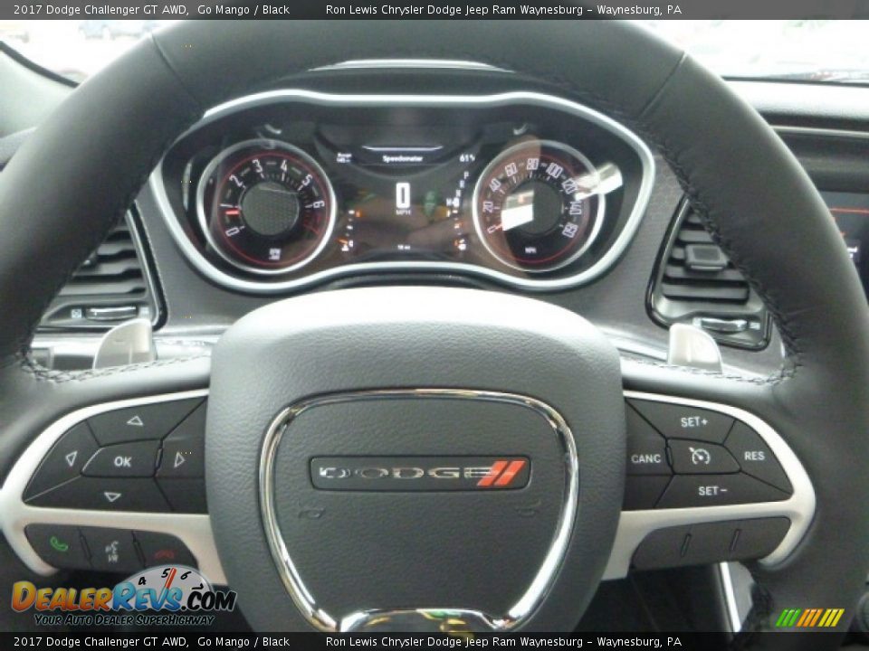 2017 Dodge Challenger GT AWD Go Mango / Black Photo #20