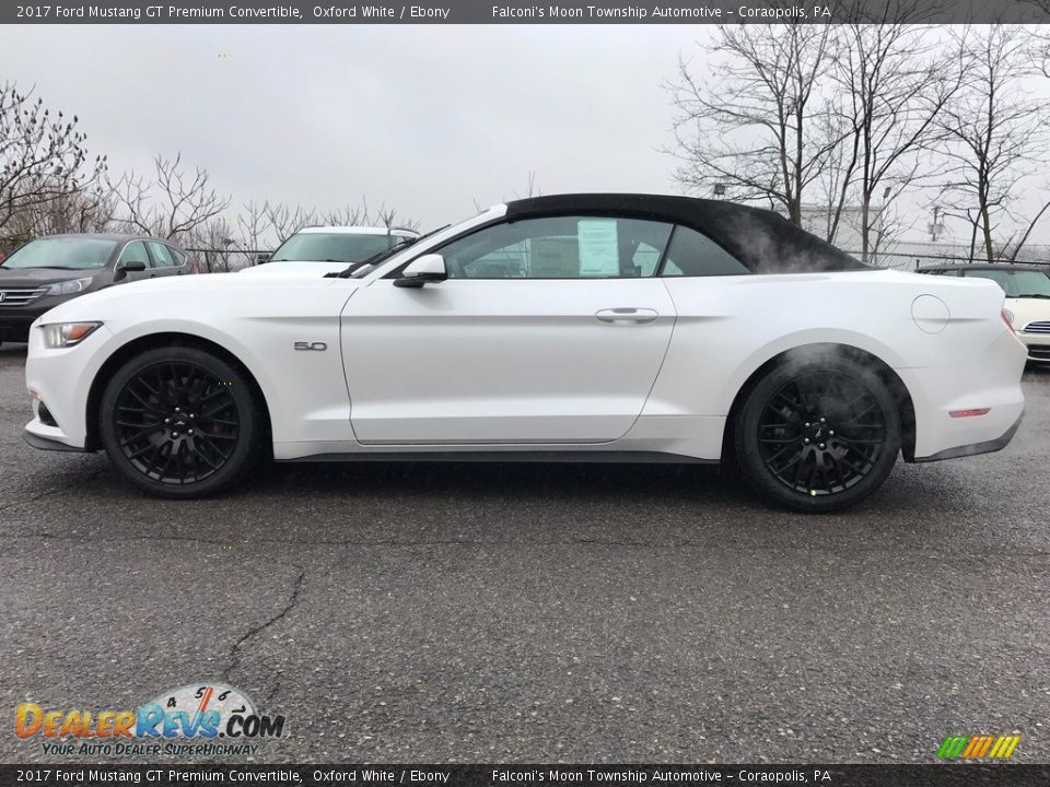 2017 Ford Mustang GT Premium Convertible Oxford White / Ebony Photo #1