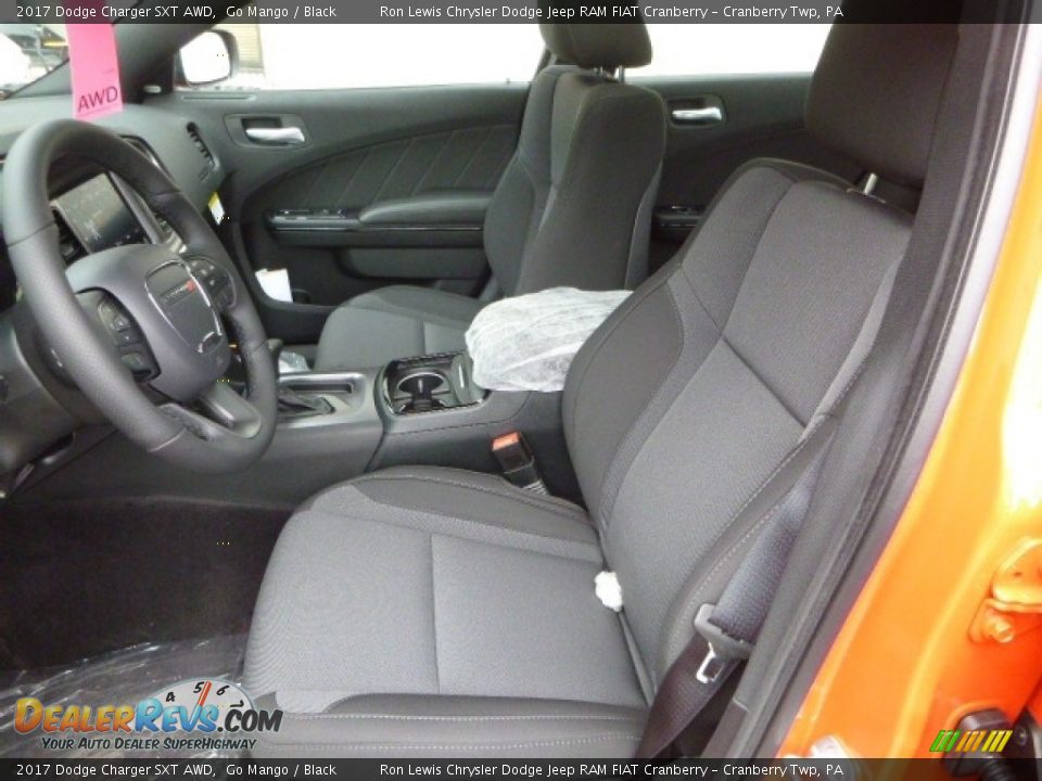 2017 Dodge Charger SXT AWD Go Mango / Black Photo #14