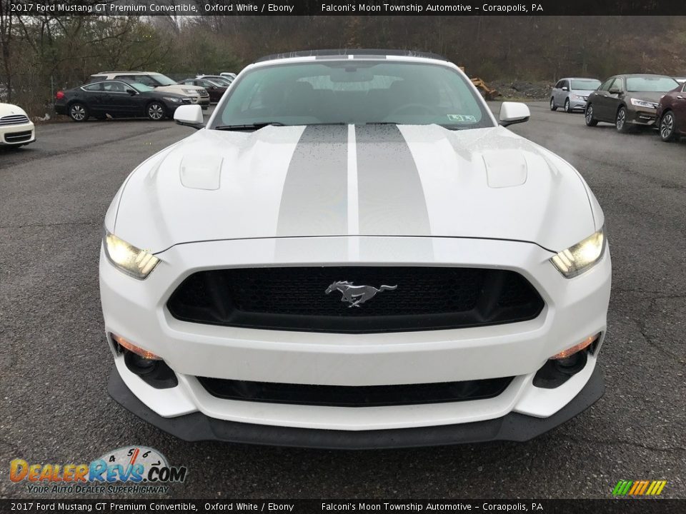 2017 Ford Mustang GT Premium Convertible Oxford White / Ebony Photo #2